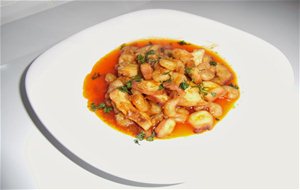 Pulpo Con Gambas Al Ajillo
