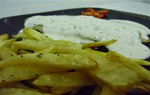 Mero En Salsa Griega (tzatziki)
