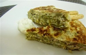 Tortilla De Judías Verdes Y Atún
