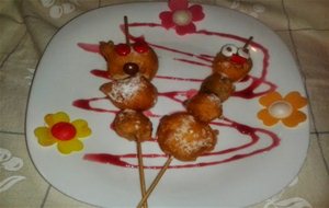 Brochetas Dulces Halloween
