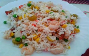 Ensalada De Arroz Salteado
