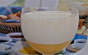 Panna Cotta Con Crema De Limón Y Manzana Sin Azúcar
