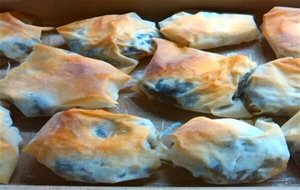 Paquetitos Con Pasta Filo Rellenos De Morcilla Y Queso Azul
