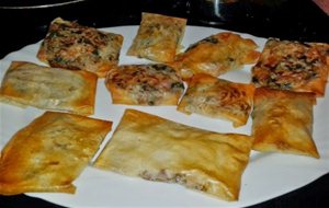 Pasta Filo Con Relleno Vegetariano
