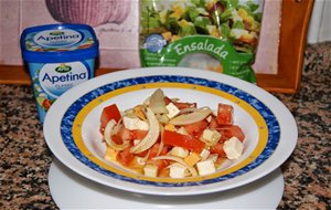 Receta De Ensalada De Tomate Y Quesos
