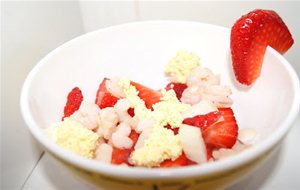 Ensalada De Gambas Y Fresón
