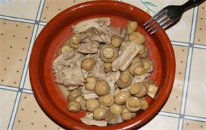 Estofado De Pollo Con Champiñones
