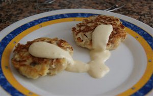 Pescaburguer Con Mayonesa Al Azafrán
