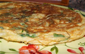 Tortilla De Pasta Y Rúcula
