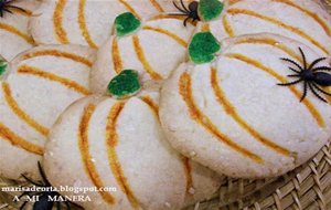 Calabazas De Almendra Y Naranja
