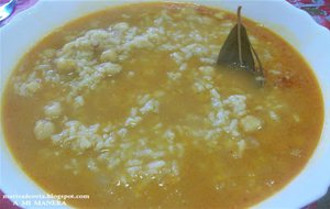 Garbanzos Con Arroz
