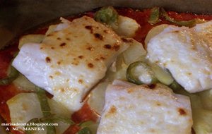 Bacalao Con Tomate Y Patatas Panadera
