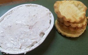 Tartaletas De Crema De Queso Con Anchoas
