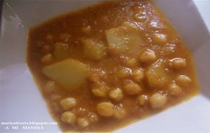 Guiso De Verduras Con Garbanzos
