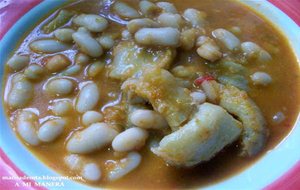 Alubias O Habichuelas Con Bacalao
