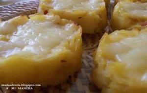 Pastelitos De Patata, Queso Y Chorizo
