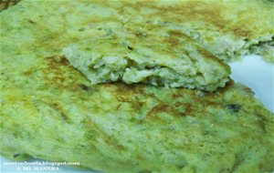 Tortilla De Lechuga Con Migas De Bonito
