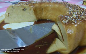 Flan De Turrón
