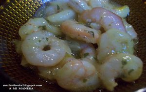 Gambas Al Azafrán
