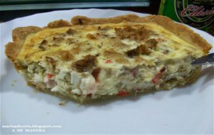 Quiché De Palitos Y Atún
