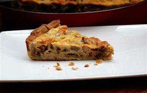 Quiche De Boletus Y Gambas , Receta Sin Thermomix