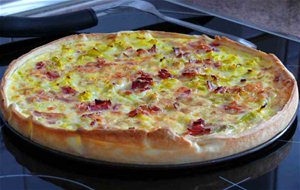 Quiche De Puerro Y Bacon