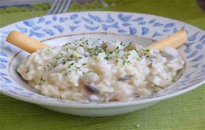 Risotto De Setas Al Martini Bianco