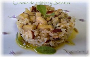 Cuscús De Coliflor Y Boletus