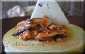 Calabacín Relleno De Setas
