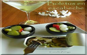 Boletus En Escabeche
