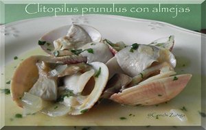 Clitopilus Prunulus Con Almejas
