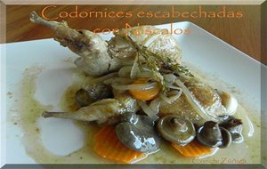 Codornices Escabechadas Con Níscalos
