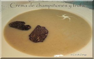 Crema De Champiñones Y Trufa
