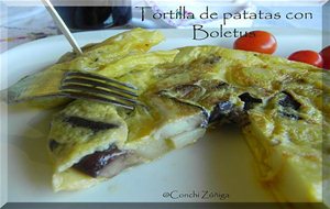 Tortilla De Patatas Con Boletus
