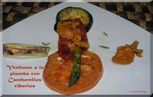 Verduras A La Plancha Con Setas
