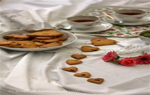 Galletas De Nueces Y Arándanos Para San Valentín
