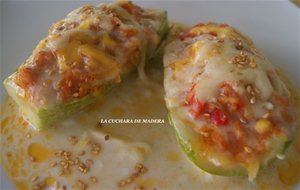 Calabacin Relleno De Bacalao
