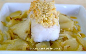 Merluza Al Horno Con Almendras
