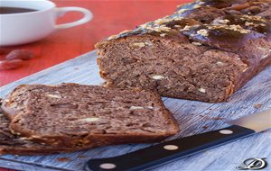 Brioche De Chocolate Y Fresas
