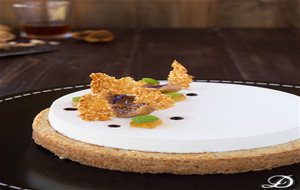 Tarta De Queso Con Higos Y Mousse De Moscatel
