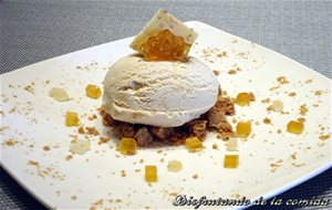 Helado De Té De Mango Y Fruta De La Pasión
