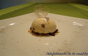 Helado De Dulce De Leche Con Ganache De Cappuccino
