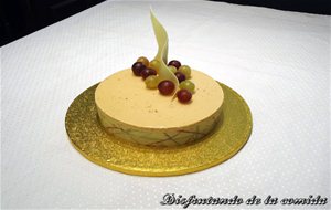 Tarta De Bavaroise De Turrón Y Mousse De Moscatel
