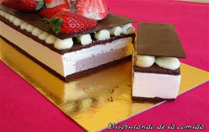 Tarta De Mascarpone, Fresa Y Chocolate

