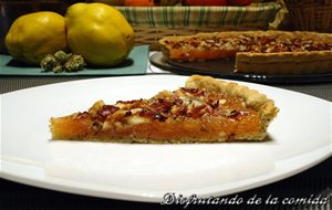 Tarta De Membrillo Y Gorgonzola Con Nueces Y Bacon Crujiente
