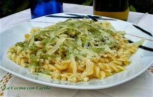 Espirales Con Pesto De Almendras
