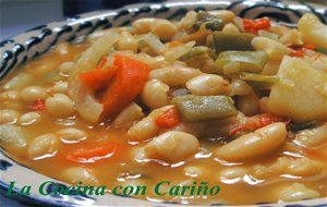 Potaje De Alubias Con Verduras
