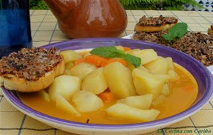 Patatas Rústicas Con Pringá
