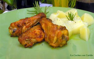 Alitas De Pollo Al Horno En Adobo
