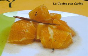 Naranjas A La Canela Y Brandy
